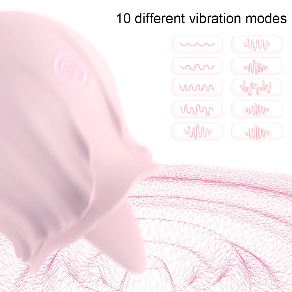Nipple Sucking Clit Tongue Licking Oral Sex Simulator Breast Massager Clitoral s