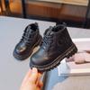2024 Boots for Kids Girls Embroidery Britain Style Classic Cool Toddler Boots for Boys Children Fashion Casual Ankle Boot Spring