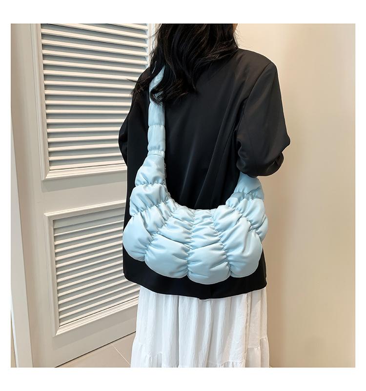 Women's Pleated Crossbody Bag