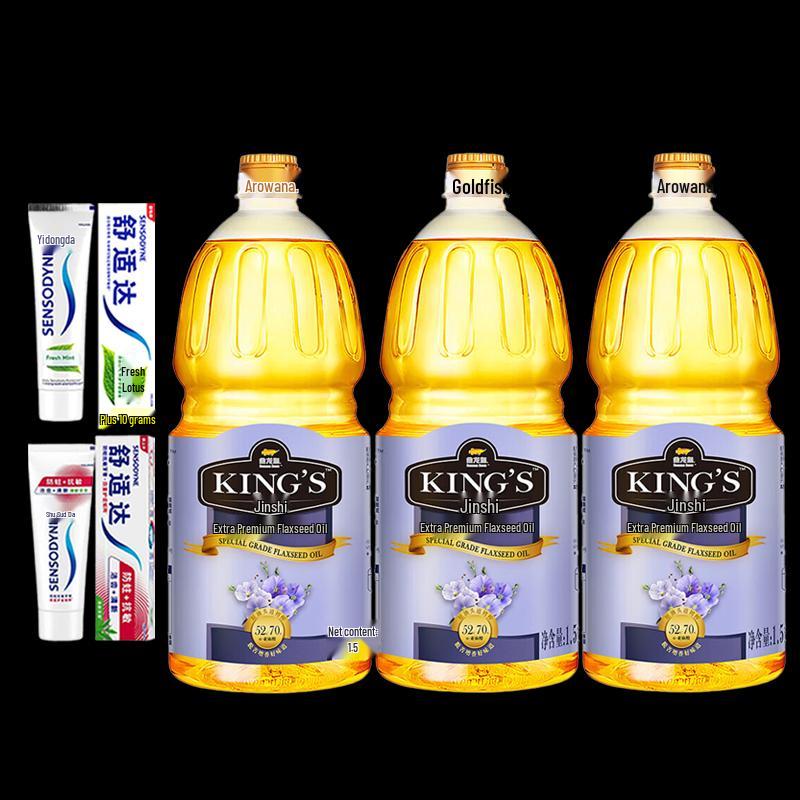 

Sensodyne Toothpaste & KING S Premium Flaxseed Oil Gift Set