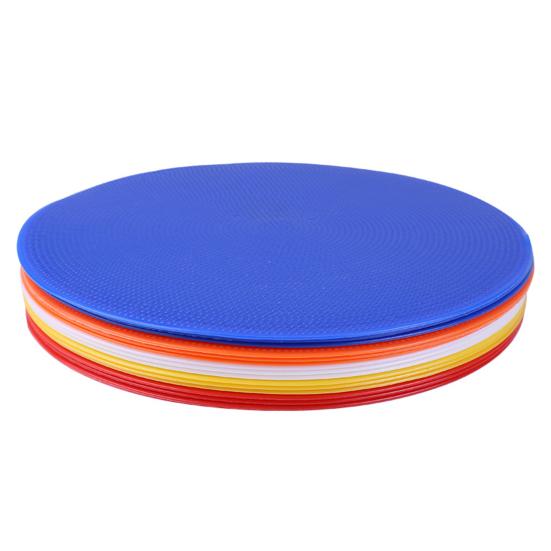 Football Training Mark Plate Non-slip Agility Training Vibrant Color Soccer Training Obstacle Logo Round Disc for Exercise