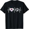 South Korea Soccer Shirt Flag Heart South Korean Soccer T-Shirt