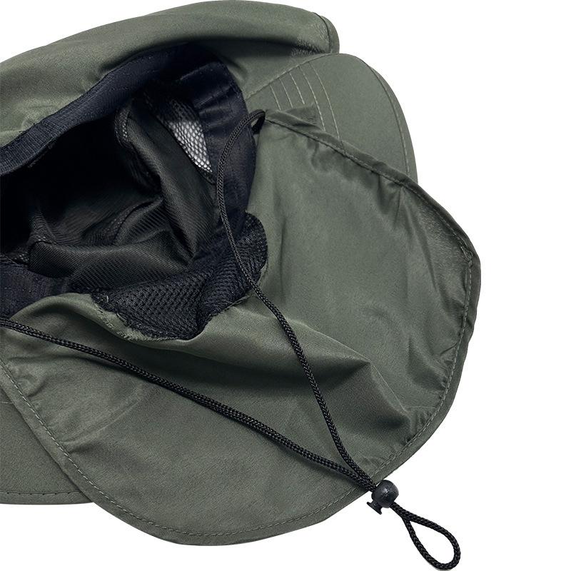 Sommer Sonnenschutzhut für Herren Schnelltrocknender Fischerhut Outdoor Wanderhut Große Krempe UV-beständig Sonnenschutzhut für Damen