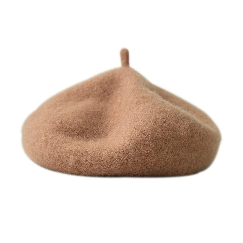 Children's Beret Spring and Autumn Girls' Octagonal Hat Pumpkin Hat Winter Baby Painter Hat Trendy Little Girl Child