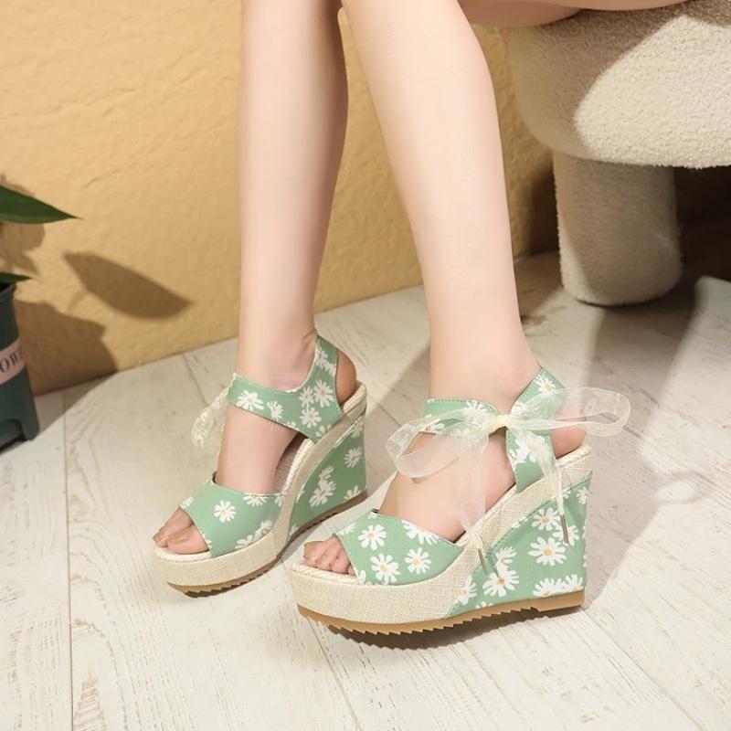 Fashion Fashion Womens Shoes  Clogs Wedge Black Platform Sandals Muffins Shoe High Heels Open Toe Large Size Luxury Espadrilles Thic