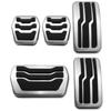 AT MT Stainless Steel Car Interior Gas Fuel Pedal Brake Pedals Cover for Ford Focus 2 3 4 MK2 MK3 MK4 2005 - 2017 Accessories