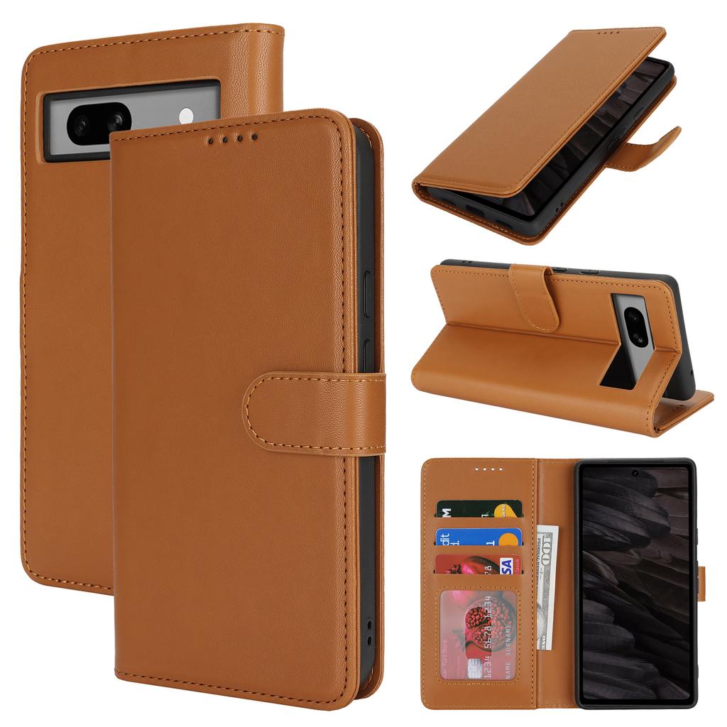 For Google Pixel 7a Stand Case Shockproof Leather Wallet Phone Cover