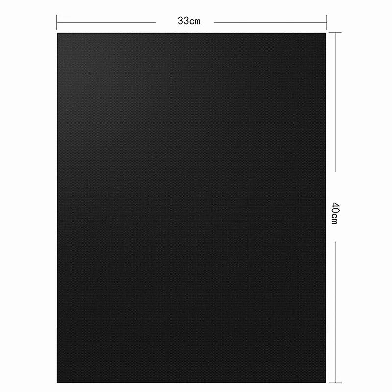 1PC Non-stick Barbecue Mat Reusable Heat-Resistant BBQ Baking Pad Covers Foil Oilpaper with Food Clip Oil Brush BBQ Liner Tools