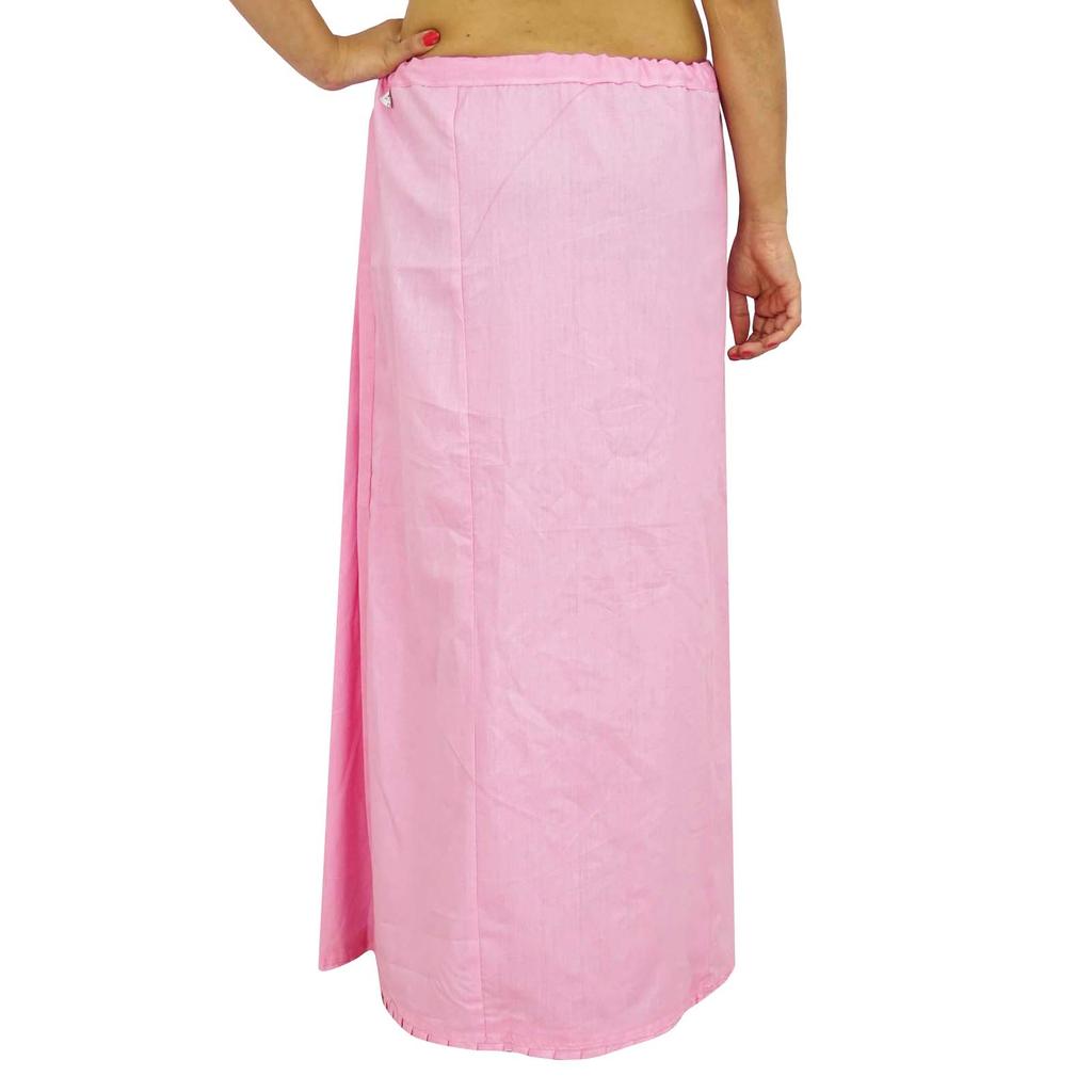 Saree Petticoat Underskirt Cotton Bollywood Indian Lining For Sari