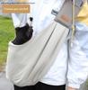 Handmade Pet Dog Puppy Kitten Carrier Outdoor Travel Handbag Canvas Single Shoulder Cat Bag Sling Comfort Tote Bag Breathable