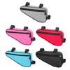 Bicycles Frame Mount Storage Bag Ample Space Quick Setups Water Resistant Polyester Fabric for Mountain Bike Riders HX6C