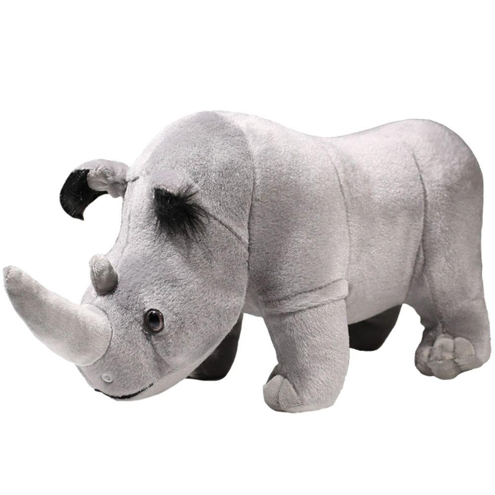 Wild Animals African Rhinos Doll Stuffed Animals Stuffed Rhinoceros Doll  Home Decor