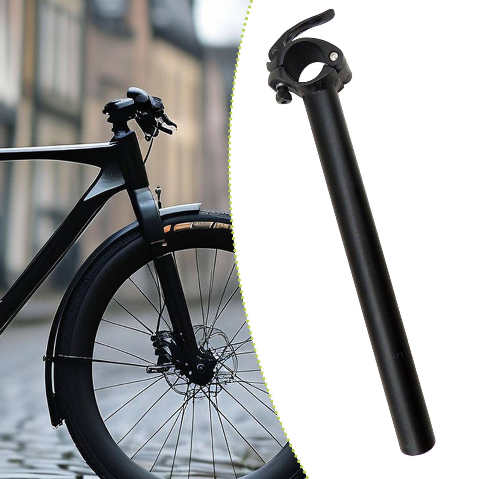

Bike Stem Riser Quick Release Accessories Adjustable Parts Biking Replacement Lightweight Aluminum Alloy Handlebar Riser чорний