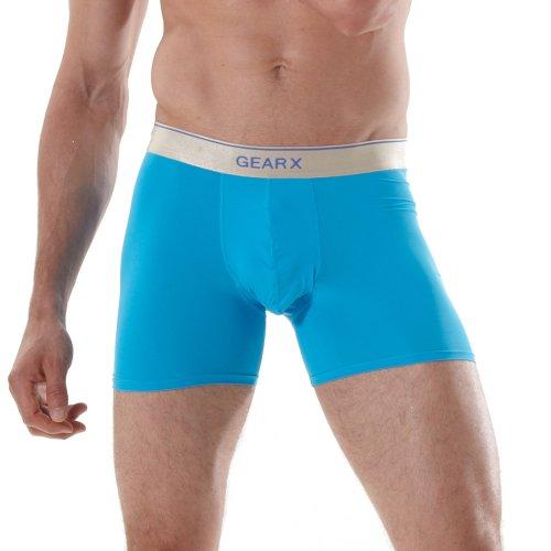 

[GearX] Премиальные летние плавки-шорты с отдельным мешочком [Доставка из Кореи] 100% Оригинал Light Blue - 95