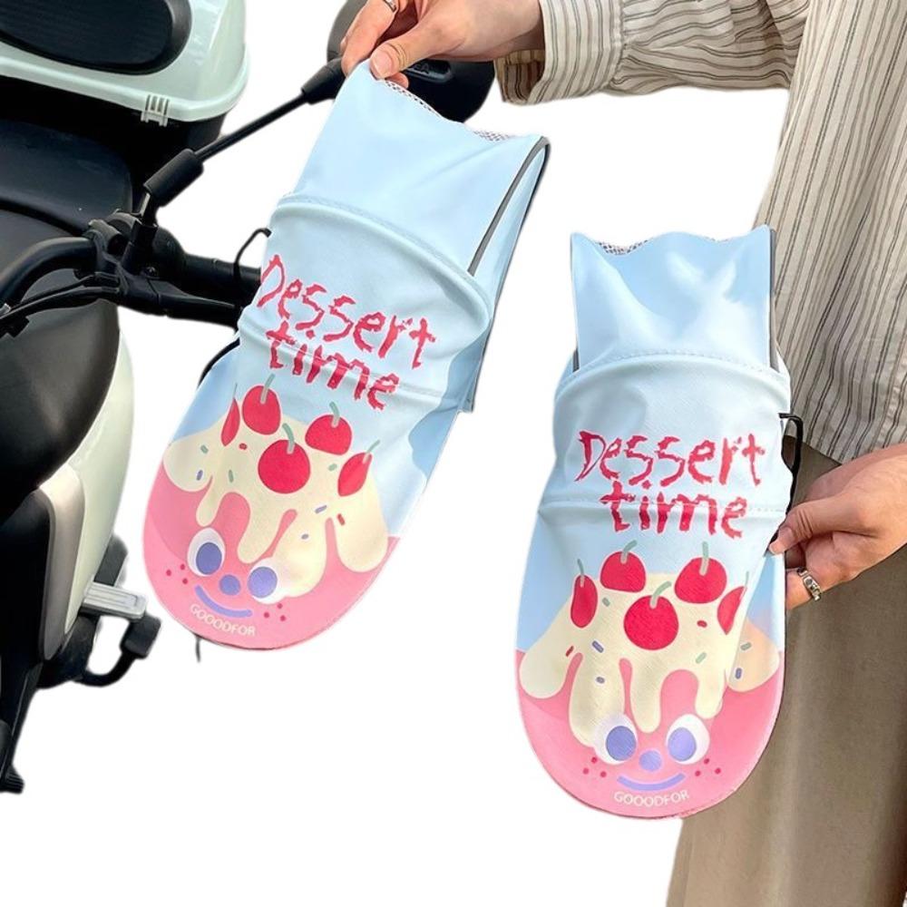 Sun Protection Electric Vehicle Grip Muffs 3D Design Scooter Sunshade Cover  Motorcycle