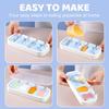 Popsicles Molds Kids Baby Cute Shapes Silicone Mini Popsicle Molds BPA Free Reusable Ice Cream Mold Popsicle Maker Homemade Set 6