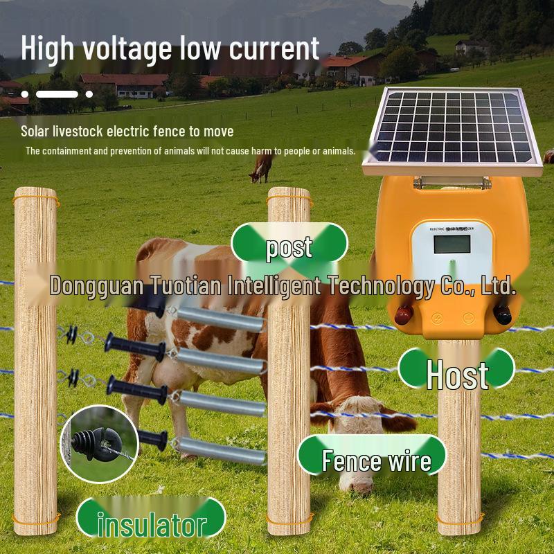 Solar Livestock Electric Fence System: Complete Pulsed Solution for Cattle, Sheep, and Horse Pasture Management