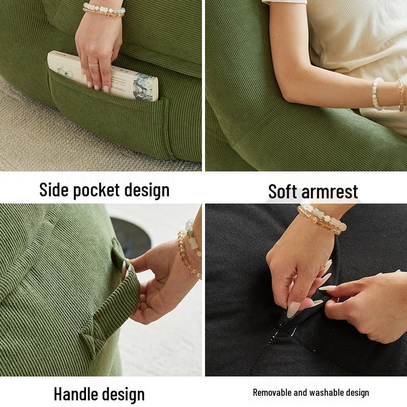 Compact Tatami Balcony Stool: Convertible Sleeper & Lounge Nest