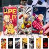 Superhero Anime One Punch Man Case For Iphone 17 16 15 Pro Max 11 12 13 14 Pro Plus Phone Cover