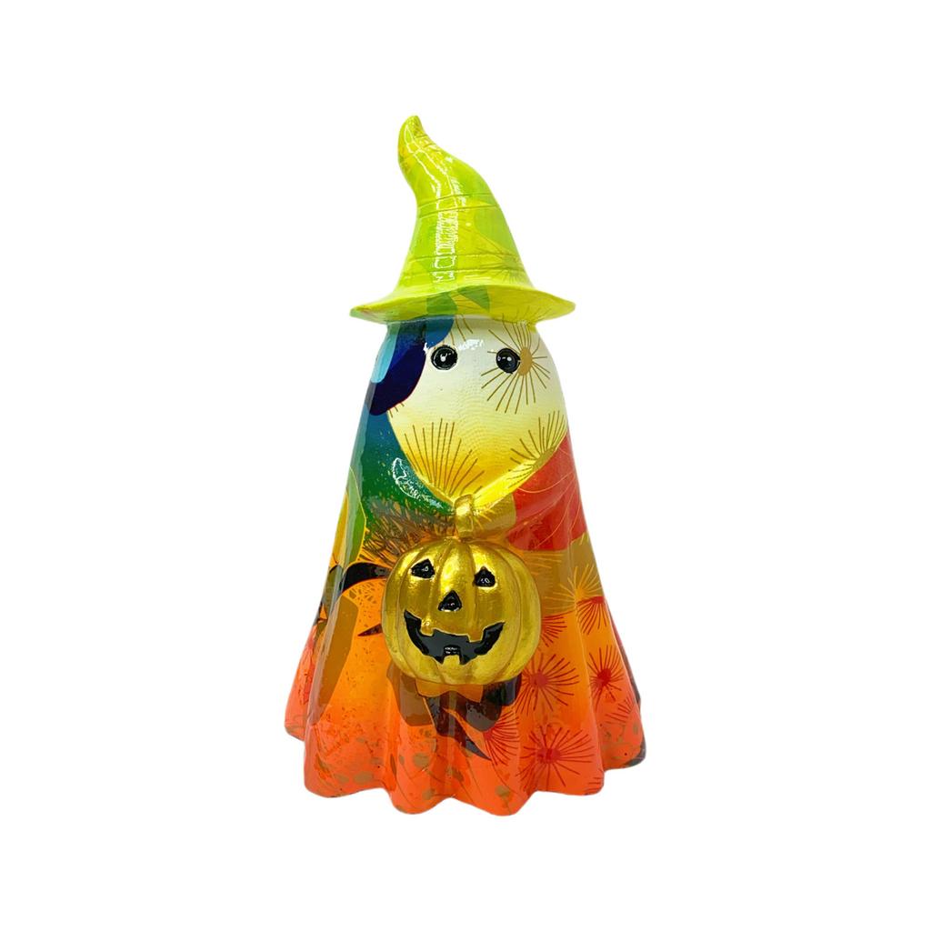 Colorful Halloween  Pumpkin  Hat Ornament, Adding Magical Fun To The Festival