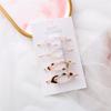 2/3/4/6 pezzi fermagli per capelli in acetato per trucco coreano moda oro bianco glitter per capelli copricapo ragazze donne accessori per capelli