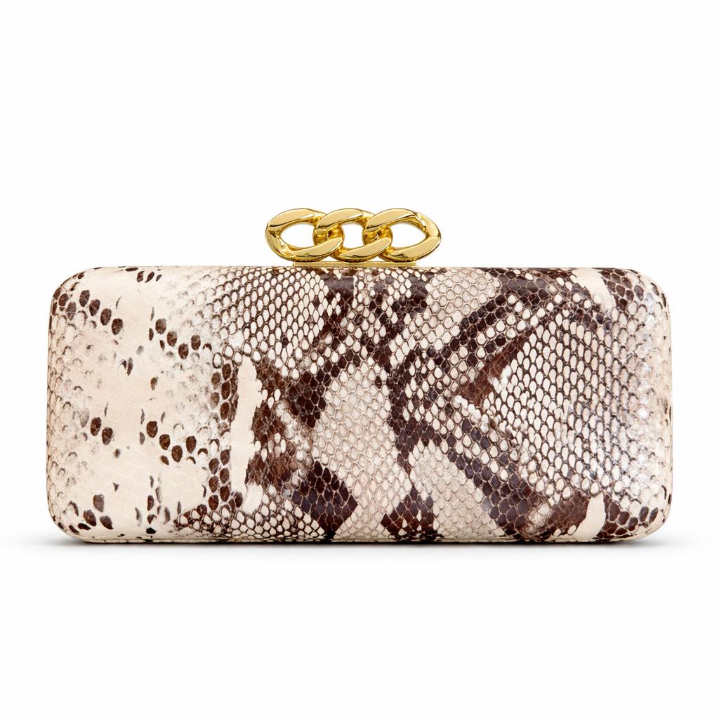Fashionable Snake Skin Pattern Shoulder Crossbody