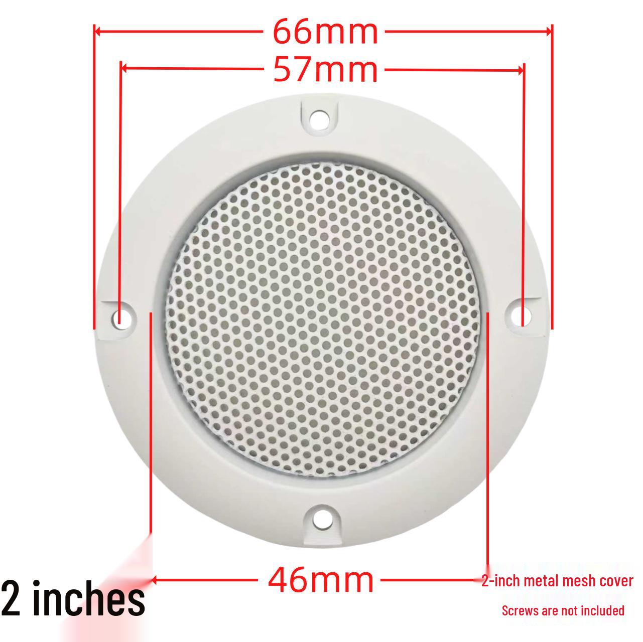 Metal Mesh Speaker Grille Dust Cover for 2-4 Inch Car Speakers