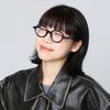 Neo Retro Geek Chic 2310 Horn-Rimmed Glasses BLACK