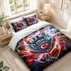 Bettwäsche-Set 1 Bettbezug 2 Kissenbezüge Beşiktaş FC Aufdruck Schlafzimmer Heimdekoration