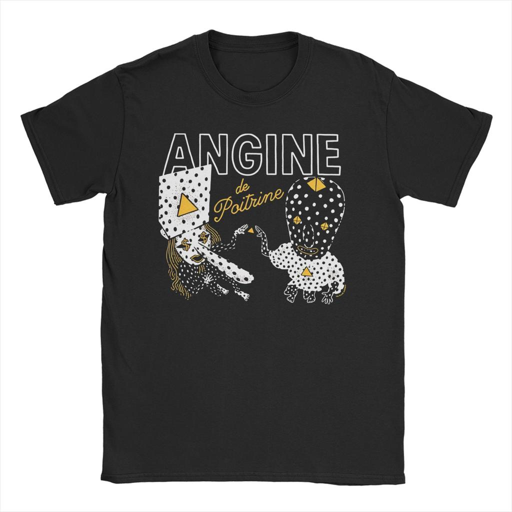 T-shirt a banda Angina Pectoris per Unisex WoUnisex Sherpa Unisextra 100% Cotone T-shirt Girocollo Manica Corta T-shirt 6XL Abbigliamento