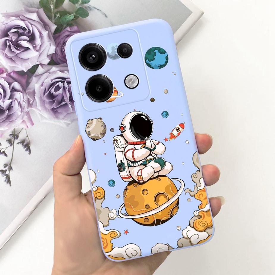 For Xiaomi Poco X6 Pro 5G Case Cute Fashion Cartoon Cover Soft TPU Phone Cases For Xiaomi Poco X6 PocoX6 Pro X6Pro Fundas Bumper