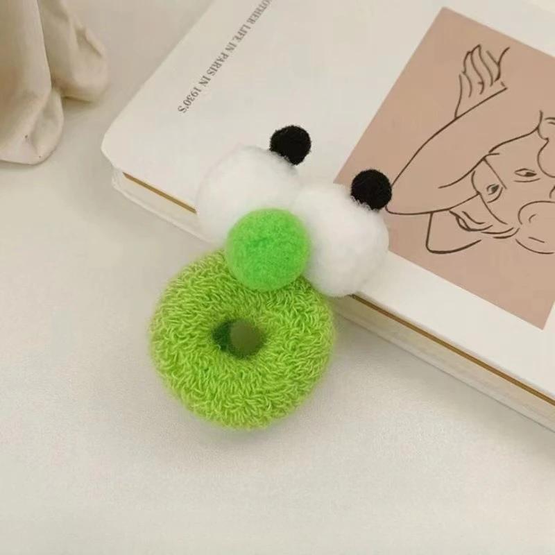 

Новая осенне-зимняя забавная распродажа, большие глаза, веревка, сердце, конфетный цвет, высокая эластичность, резинка для волос для детей от 2 до 16 лет one size зелёный