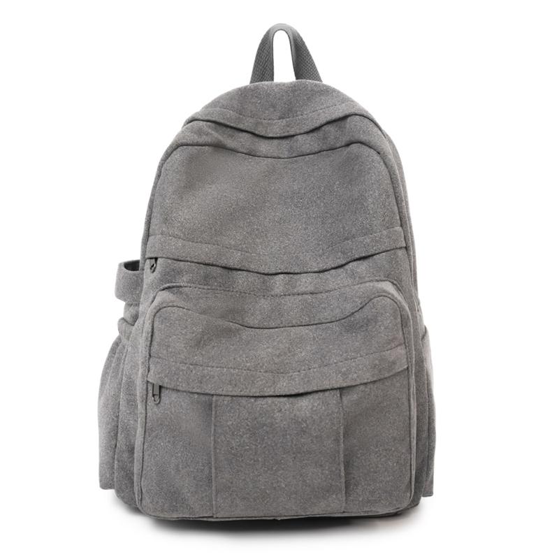Stylish Backpack for Men and Women with Multiple Pockets and Front Zipper Design