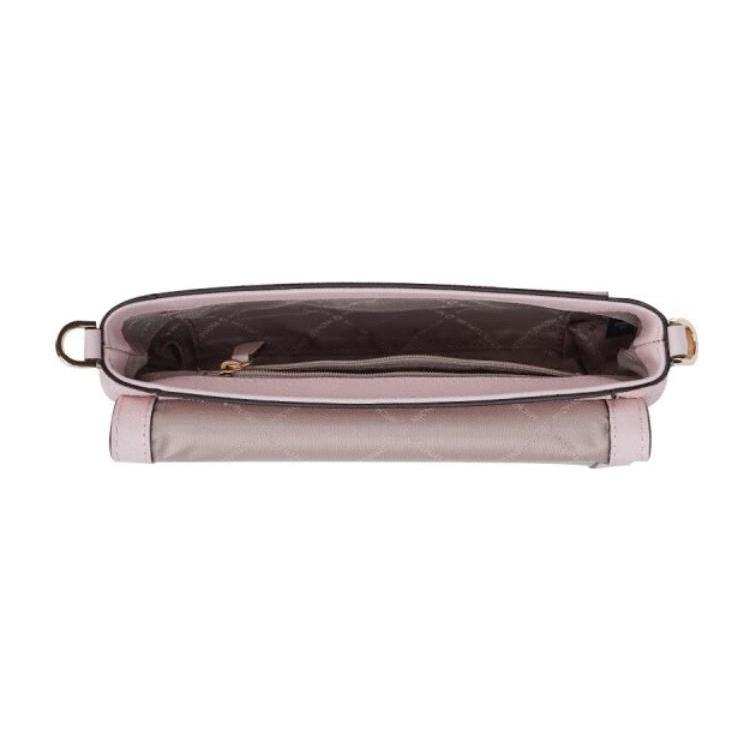 New MICHAEL KORS Canvas Handheld Shoulder Bag, Crossbody Bag Medium Size Women's Beige Pink 35H8GTTC6B-DK-PWDR-BLSH