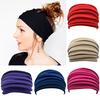 Free Shipping Women/Men Yoga Sports Wide Headband Elastic  Elastic Boho Hair Band Head Wrap Wristband