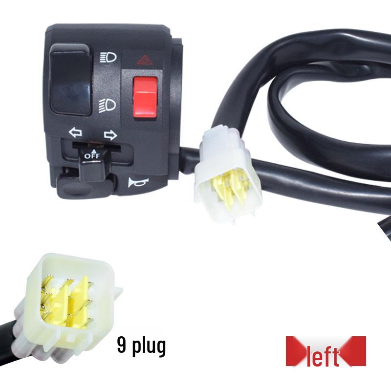 Motorcycle Switch for Huanglong BN300/BN600 Handlebars, Headlight Wiring Modification Required