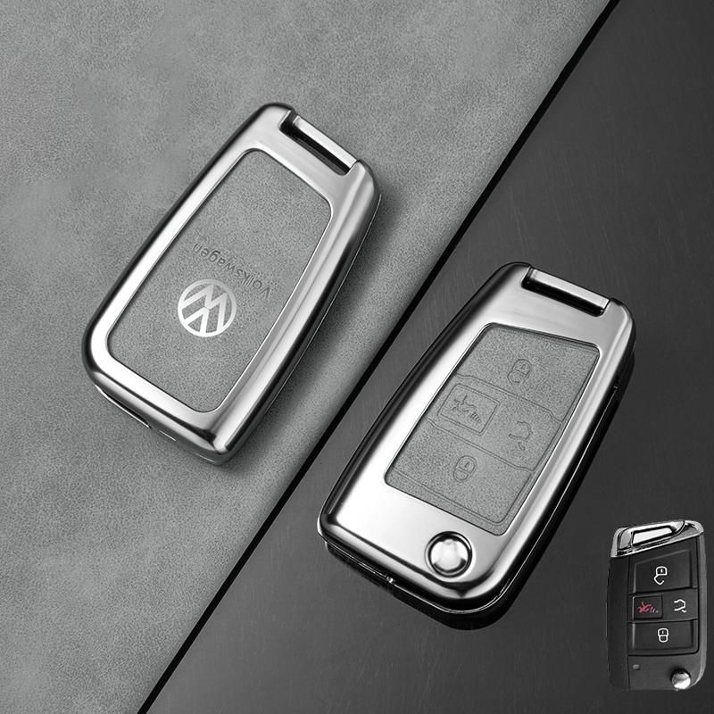 

2026 Hot For VW VOLKSWAGEN 4 Buttons Car Smart Remote Key Case Cover Shell For Volkswagen VW Golf 7 ALLTRACK MK7 Tiguan SEAT Ate
