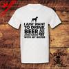 Boxers Boxer Dog Beer Drinking Shirt Drinking Dog Lover Gift TShirt Women Clothes Harajuku Oversized T Shirt Shirts for Women