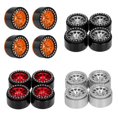 1.9’’ Beadlock Wheel Rims Remote Control Car Wheel Hubs 12Spokes Wheel Rims Upgrade Part for 1:10 SCX10