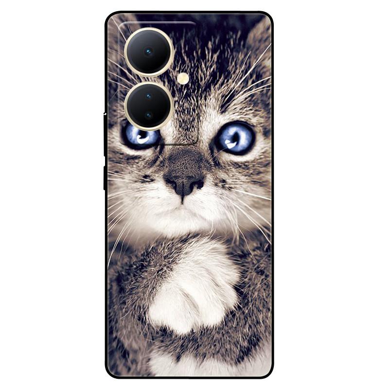 For Vivo V29 Lite 5G Case Global TPU Silicone Wolf Lions Phone Shell For VIVO V29 LITE 6.78 Funda On V29Lite Cat Animals Covers