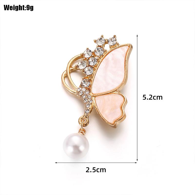 High-End Elegant Butterfly Brooch Fashionable Coat Clothing Accessory