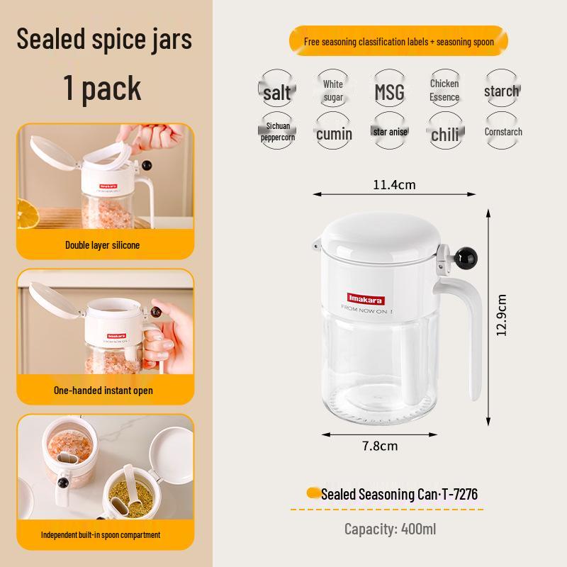 Imakara Kitchen Seasoning and Oil Storage Set