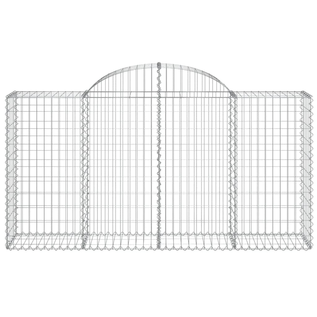 Vidaxl Kosze Gabionowe, 30 Szt, 200X50X100/120Cm, Galwanizowane Żelazo