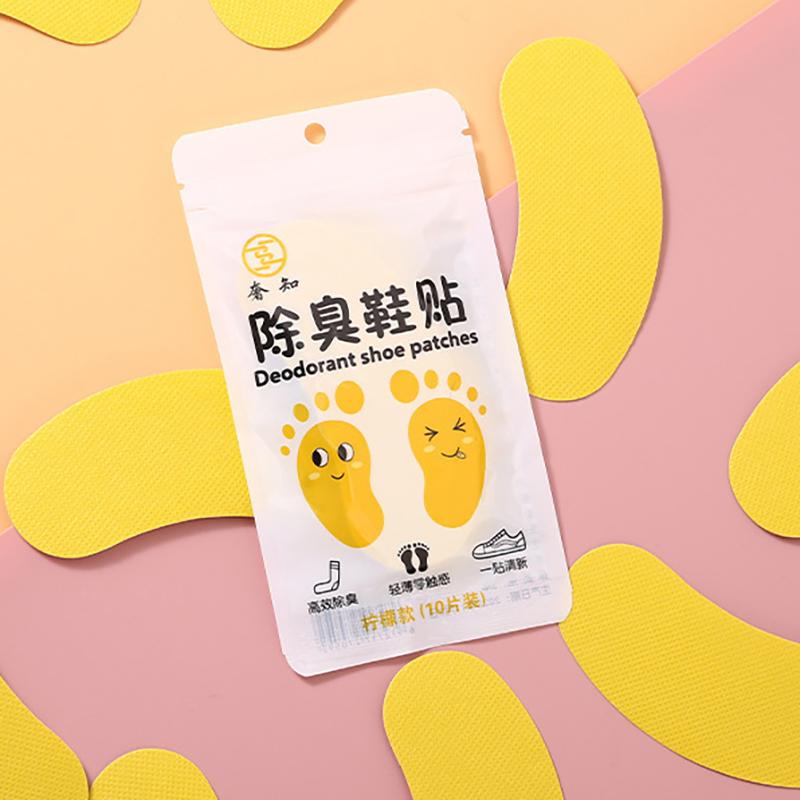 Deodorant Insole Sticker Disposable Portable Stickers for Foot Odor Deodorization Basketball Shoes Deodorant Stickers , Foot Sweat-absorbent Insoles
