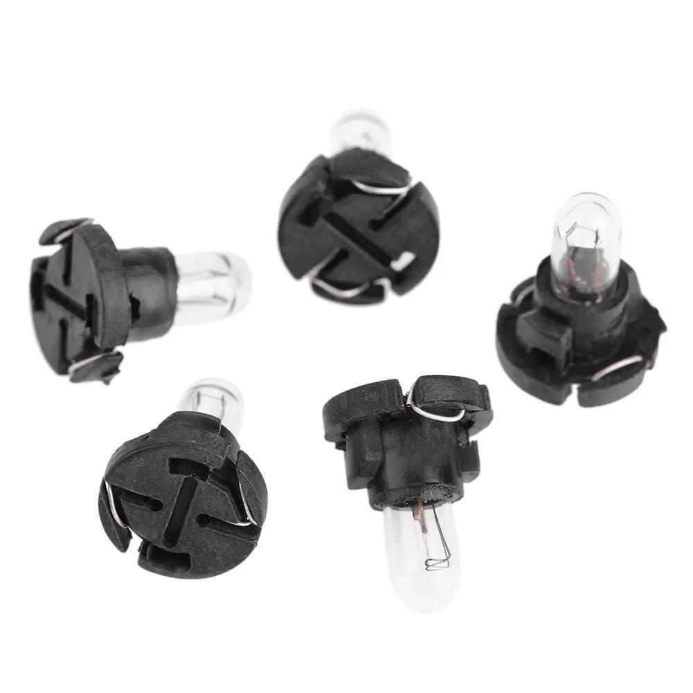 5/10 STÜCKE T3 T4 LED-Glühbirnen Auto Innenleuchten Auto Warnanzeige Lampe 12V Gelbes Warmes Licht Für Auto Instrumentenleuchten Zubehör