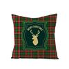 Linen Christmas Pillowcase Home Christmas Sofa Pillowcase Christmas