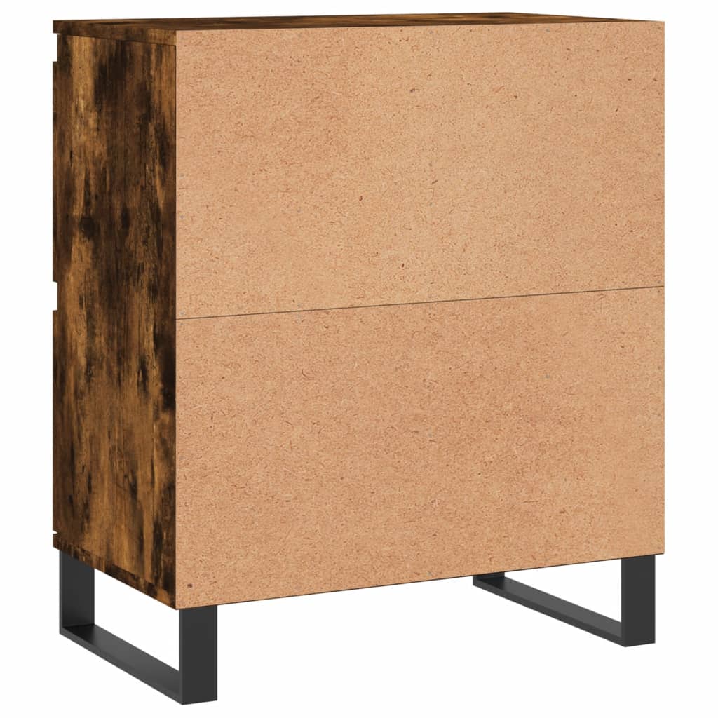 Sideboards 2 pcs Smoked Oak Wood Based Material