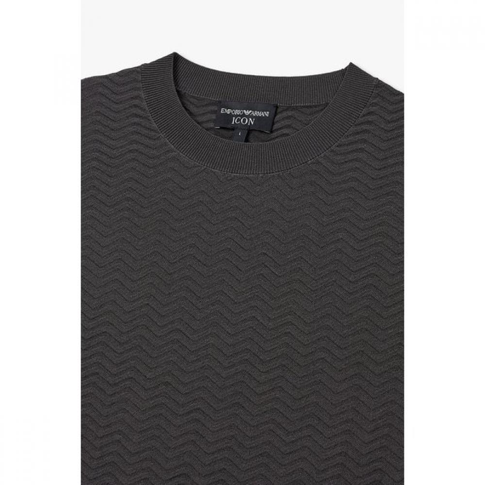 Emporio Armani Men S Textured Zigzag Pullover A516128012