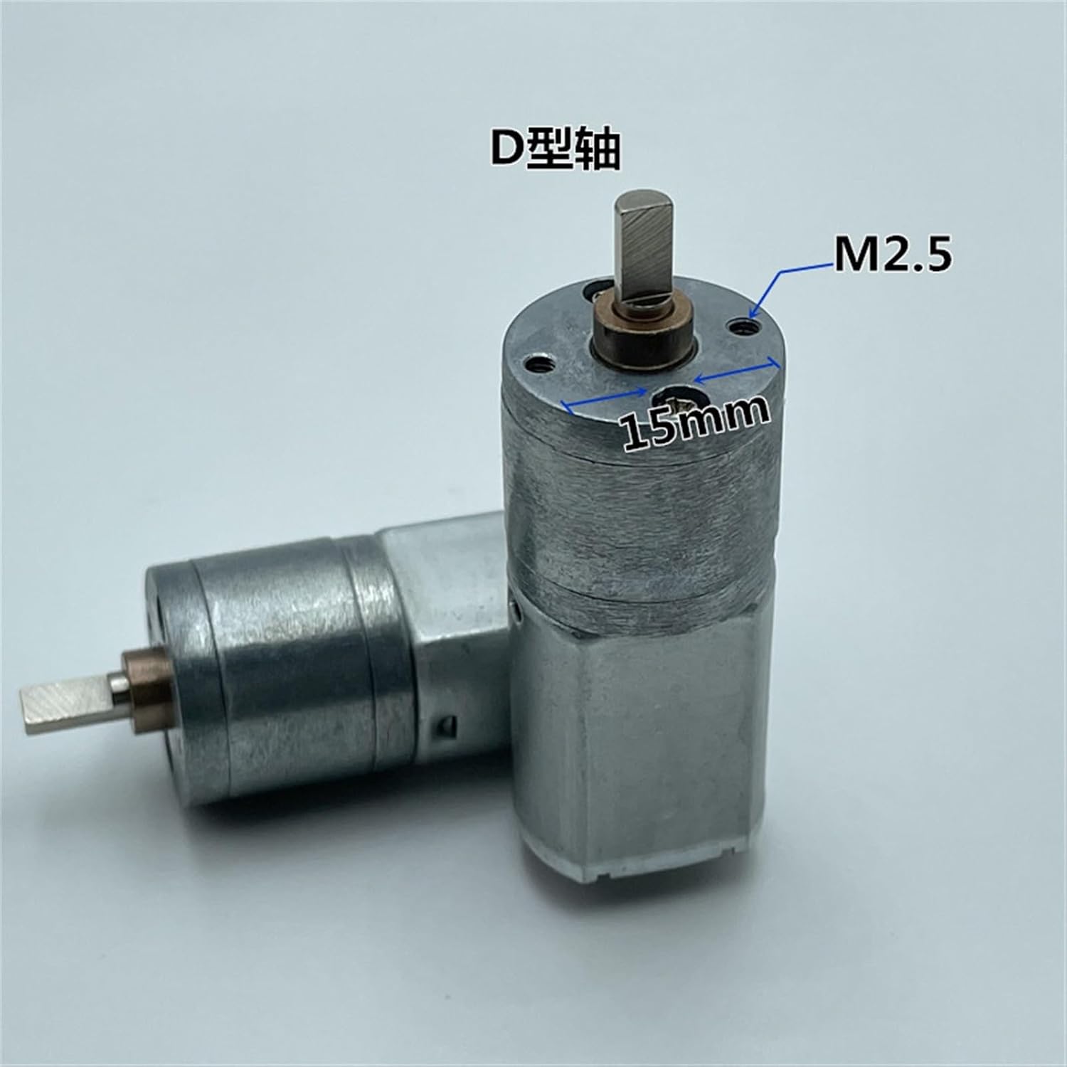 

ZGA20-130 Mini 20mm Gear Motor Micro Full Metal Gearbox Reducer Motor DC5V 6V 9V 12V 30RPM Slow Speed Large Torque 1Pcs