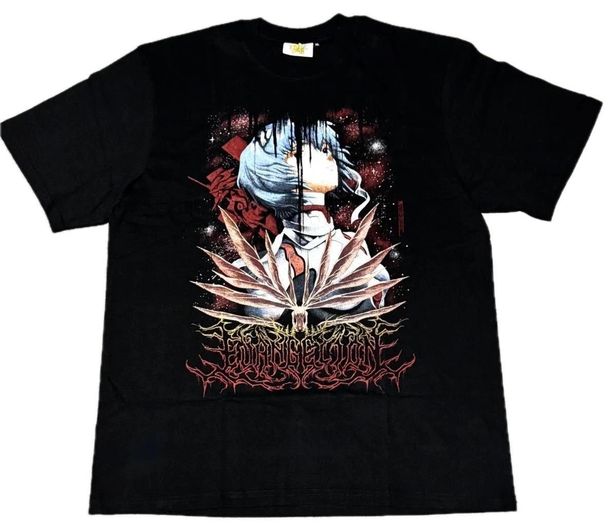 Neon Genesis Evangelion T-Shirt XL Rei Asuka Shinji Anime Graphic Rare Vintage L